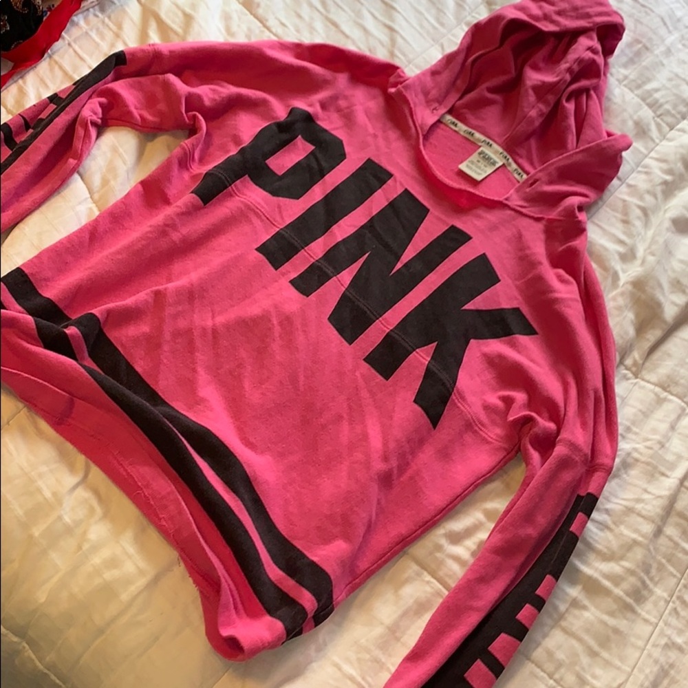 PINK XS HOODIE
